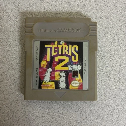 Tetris 2 Nintendo Game Boy Puzzle Game Cartridge