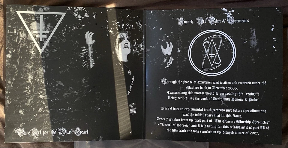 Drowning the Light Through the Noose Vinyl IBP Press GoatowaRex Vothana Sargeist - Image 4 of 4