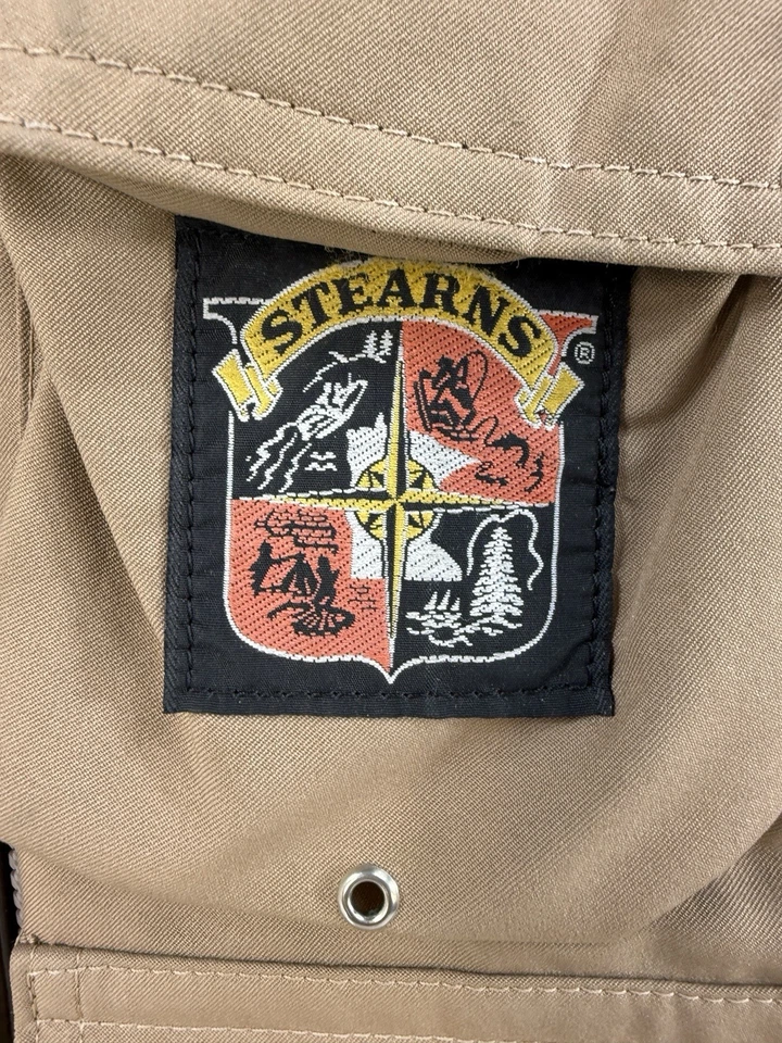 Vintage Stearns Fly Fishing Vest Life Jacket Large 44-46 Sans-souci Type III - Image 4 of 4
