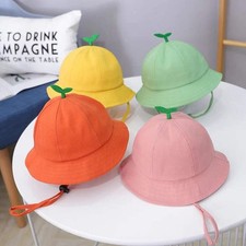 Cute Grass Baby Bucket Hat Sunshade Kids Cap 1-3Y Boys Girls