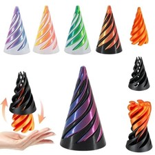 3D Printed Spiral Cone Toy Impossible Pyramid...
