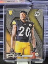 2025 Panini Mosaic Rookie Kaleb Johnson #289 Pittsburgh Steelers Football