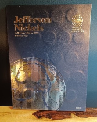 WHITMAN JEFFERSON NICKELS FOLDER TWO - FULL - GREAT CONDITION!!!    1222