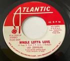 Led Zeppelin Whole Lotta Love Living Loving Maid Promo 45 rpm Atlantic 2690 Rare