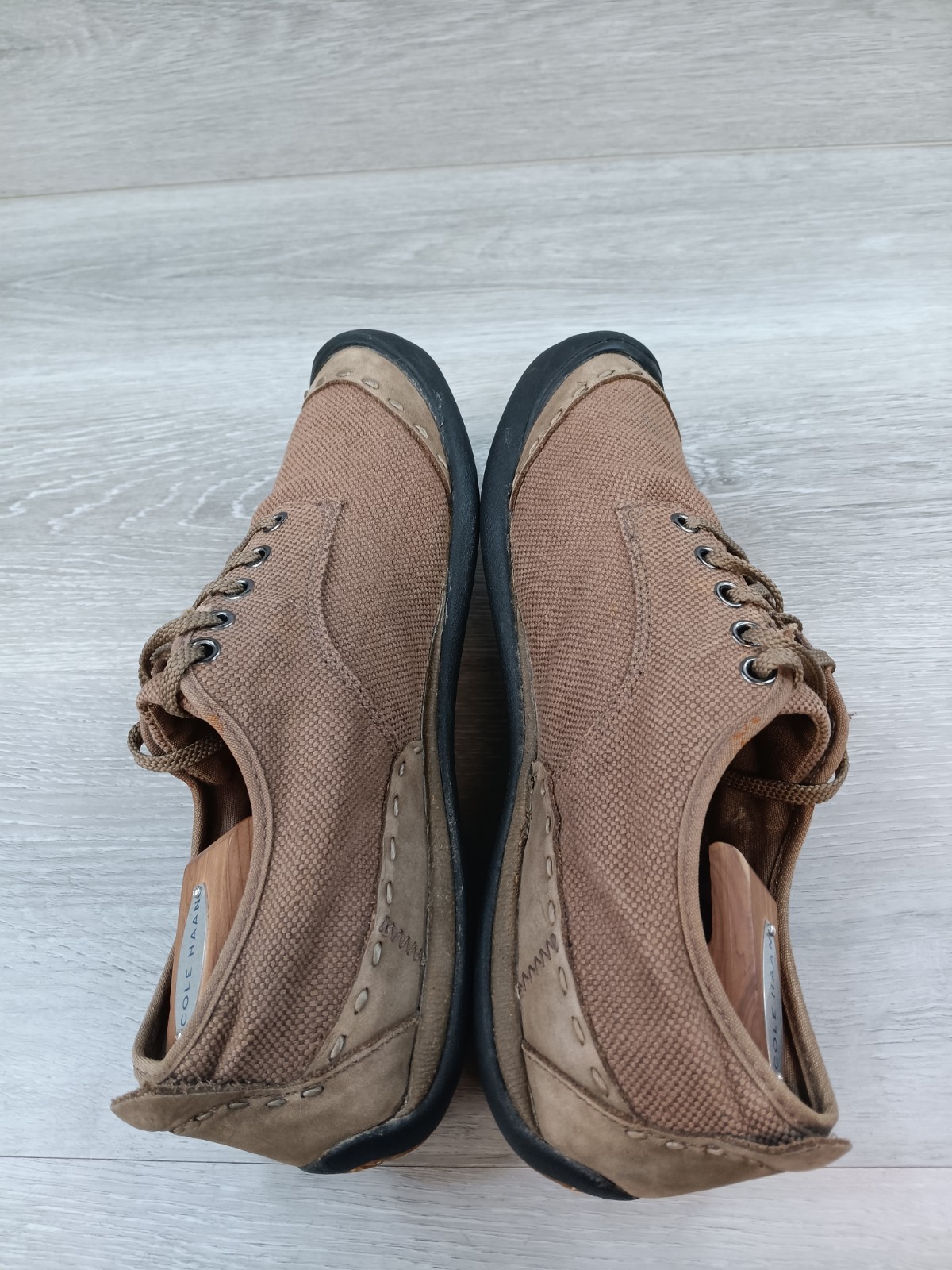 Sneakers Keen da donna taglia 10 marrone tela trail escursionismo outdoor scarpe da viaggio