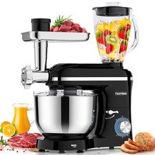 Homlee 5 In 1 Impastatrice Planetaria,2000W–Con Tritacarne,1.5L Per Succhi,Tagli