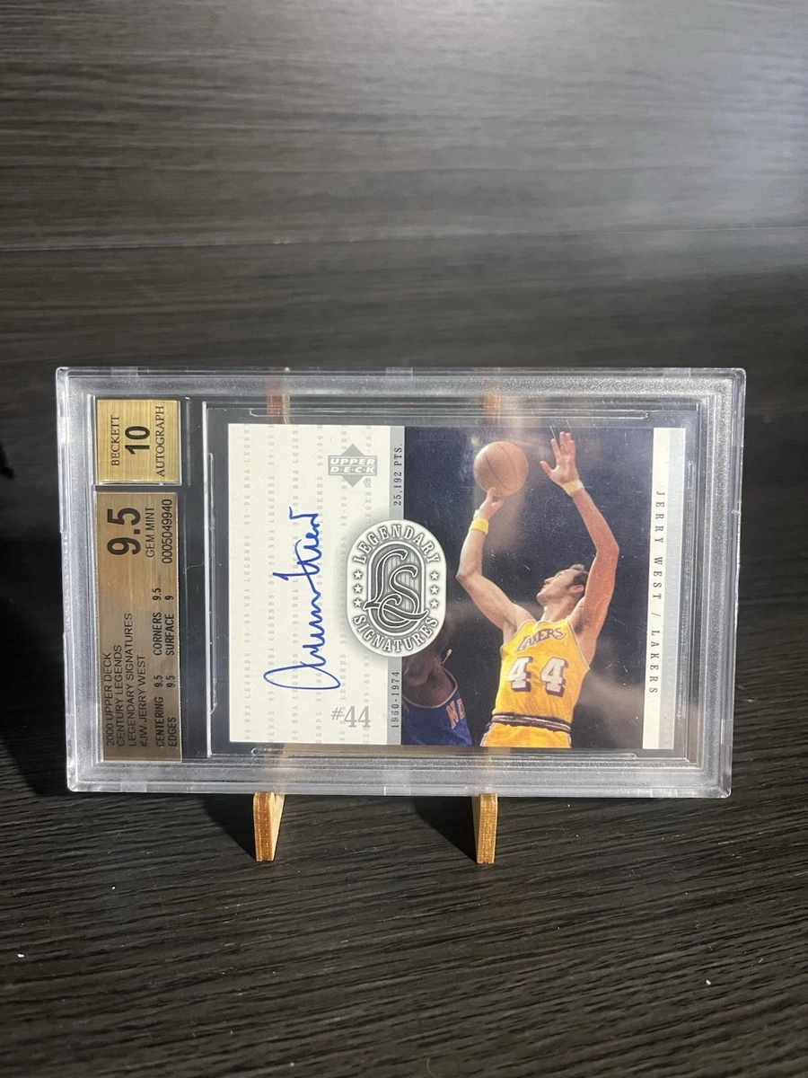 Upper Deck Jerry West Basketball Autographed Sports Trading Cards