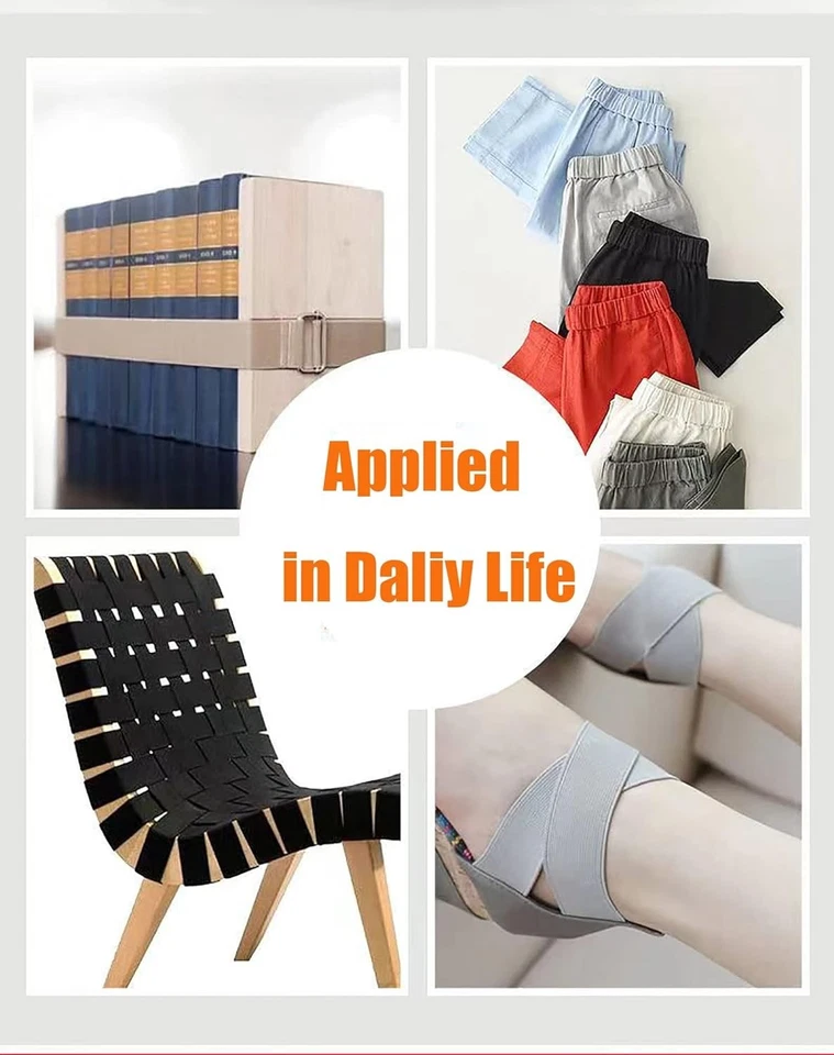 Knit Elastic Band for Sewing Waistbands Pants and Clothes High Stretch - Image 4 of 4