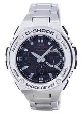 Casio G-SHOCK G-STEEL Analog-Digital World Time Alarm GST-S110D-1A Mens Watch