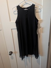 Beautiful elegant Chaps black dress size 4 4 brand new. Never worn