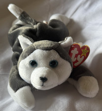 1996 TY Beanie Baby NANOOK The Husky Plush Toy w/tags