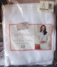 Lady Morgan Women Thermal Pants Comfortwear Long Johns 100% Cotton Size Large