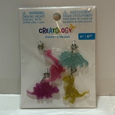 Creatology Glitter Dinosaur Charms New