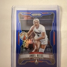 2026 Panini WNBA Prizm Angel Reese Blue Prizm /199 #88 Atlanta Dream
