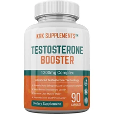 Testosterone Booster Chrysin Low Test Boost Natural Tribulus Terrestris