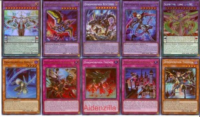 Yugioh Dinomorphia Deck - Rexterm Therizia Dinosaur Supreme King Z