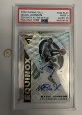 2020 Flux Magic Johnson Auto Equinox Lakers #EQ-MJO PSA 9 Auto 10