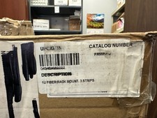 Fiber Optic 1RU Rack Mount Patch Panel Enclosure