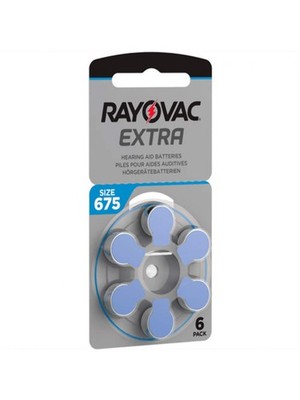 Rayovac Extra Advanced 675 PR44 1,45V Zink-Luft Hörgerätebatterien