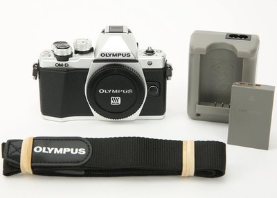 Olympus OM-D E-M10 Mark II Mirrorless Digital Camera (Body, Silver) 4250 Shutter
