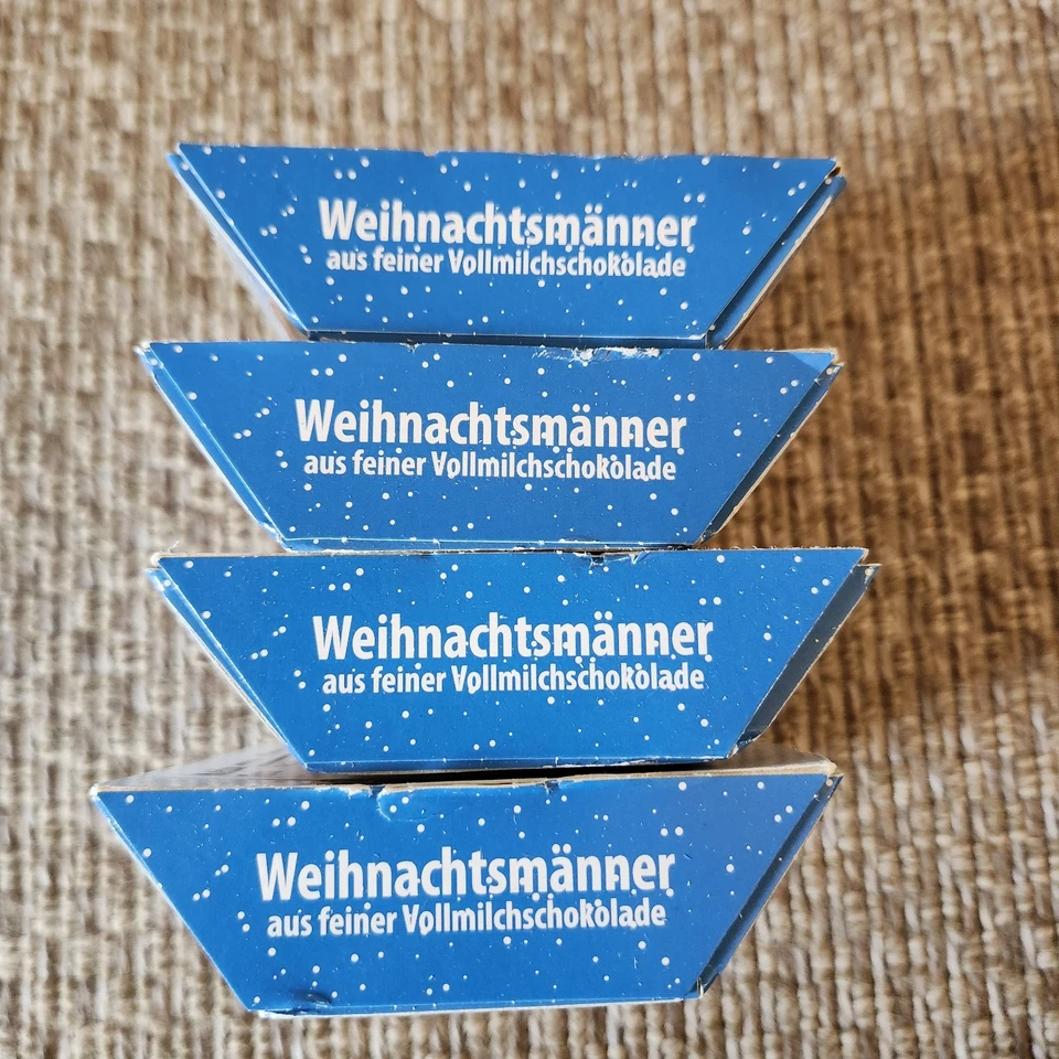 Riegelein Mini Sólido Chocolate con Leche Santas 4.4oz (4 Cajas) Comercio Justo Alemán Foto 4 de 4
