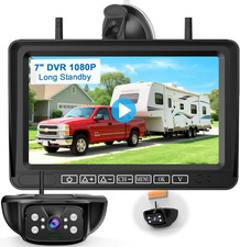 HD 1080P Wireless Backup Camera for RV: Easy Install for Furrion Pre-Wired