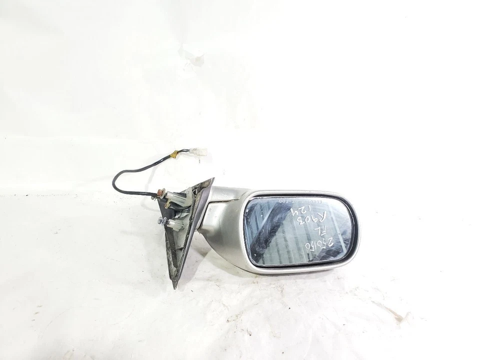 Espejo retrovisor lateral izquierdo plateado Nissan 300ZX 1991 1994 OEM revestimiento transparente pelado  Foto 2 de 4