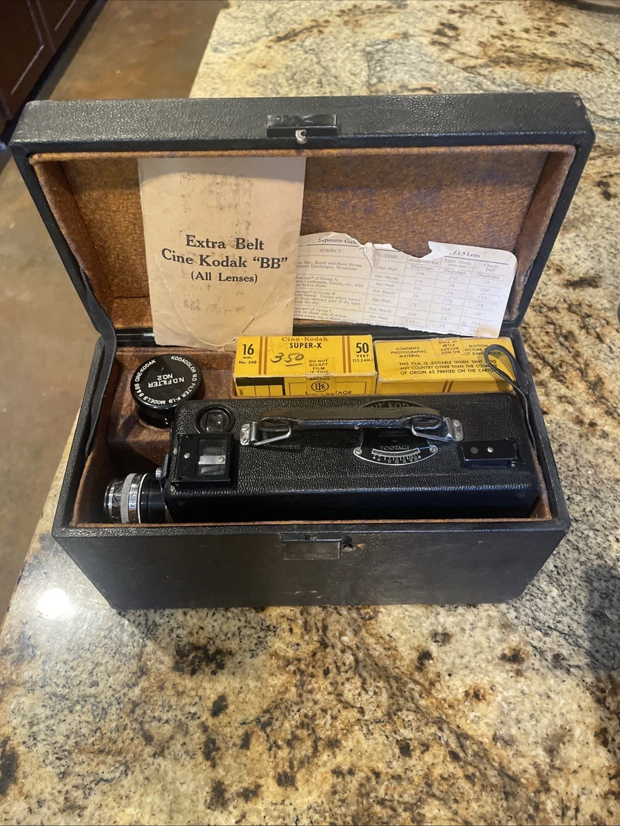 Caméra CINE-KODAK K 16 Mm (1955-1964) - Pour Décoration Ou Pièces