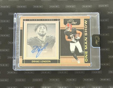 2024 Panini One Man Show Drake London Atlanta Falcons Autograph /10 #180