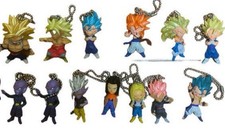 Dragon Ball UDM Llavero Super Saiyan Son Goku Vegeta Set Lote de 14