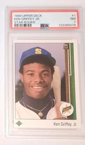 1989 Upper Deck - Star Rookie Ken Griffey Jr Rookie PSA 7