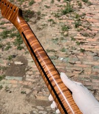 AAAA Stainless steel 22fret Roasted flame Maple Electric guitar neck Rosewood