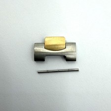 Bracelet OMEGA Seamaster Polaris Vintage En Acier Doré 17Mm