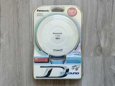 Panasonic SL-SX480 Portable CD Player MP3 White D Sound CD-R/RW Playback SEALED