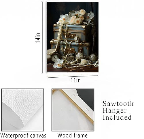 11x14 Antique Trunks Canvas Print Wall Art - Image 2 of 4