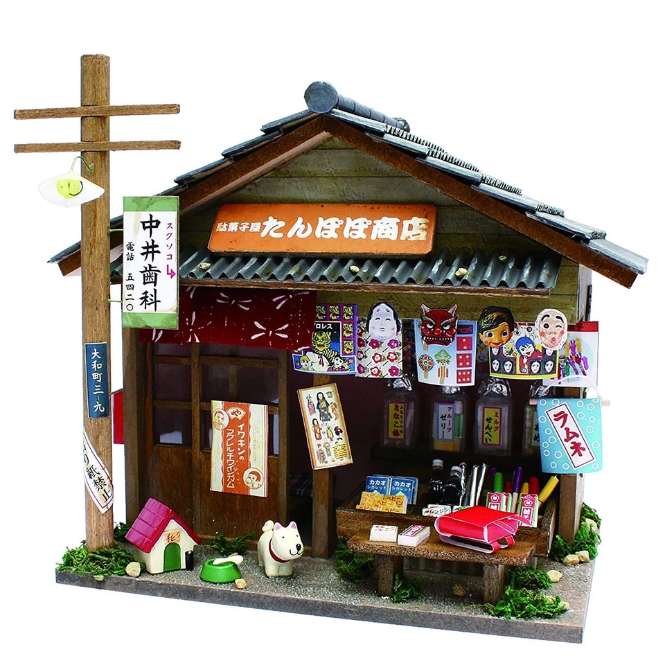 Billy Doll House Miniature Model Kit Figure Artigianato Giapponese Snack Shop... - Immagine 3 di 4
