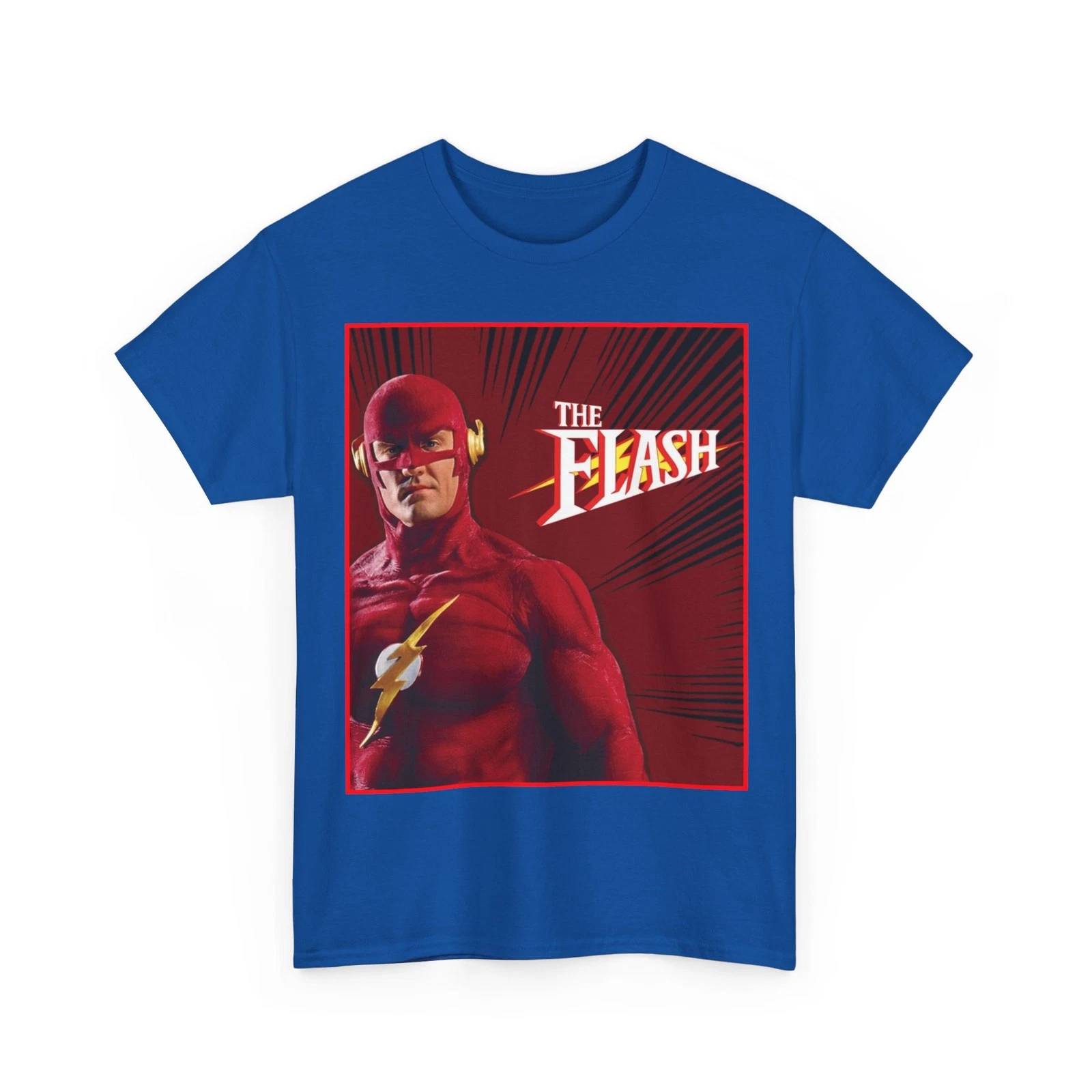 Flash T-Shirt - John Wesley Shipp - DC Comics 1990s TV Series - Barry Allen