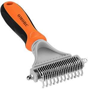 OMORC Peigne de Toilettage Professionnel pour Chien Chat Lapin Brosse de