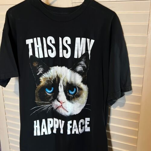 Grumpy Cat T-shirt 2013 Black Size Extra Large - Picture 1 of 3