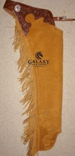 Handmade Western Leather Chaps, Leather Chinks for Horse Riding, Western Pants