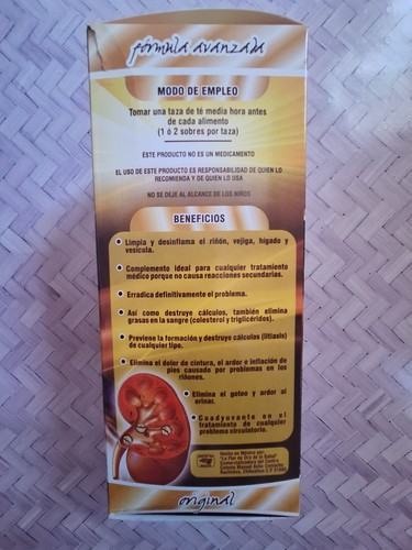 Te Rompe Calculos Limpia y Desinflama 100 Bolsitas 100% Natural - Picture 2 of 4