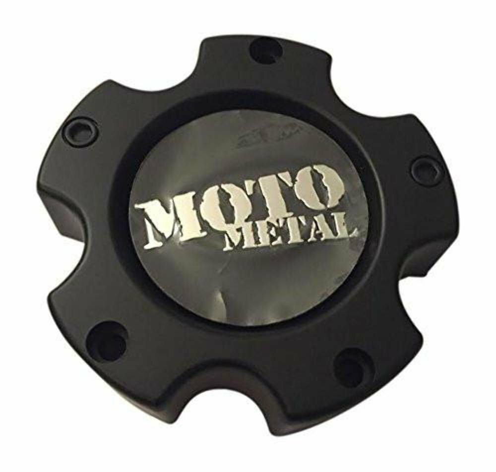 Moto Metal MO961 Satin Black Center Cap NO SPACER MO909B5127S3