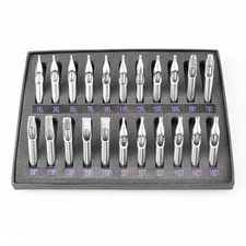 22Pcs Tattoo Tips Kit 304 Stainless Steel Tip Needle Tube Kit for Tattoo Machine