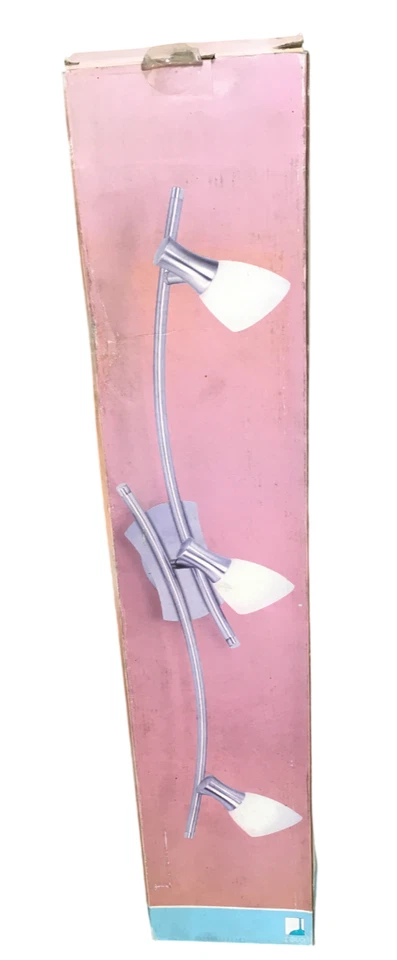 Lampada da parete 3 faretti lampadario luci 40 W da interno metallo Eglo Ona - Immagine 3 di 4