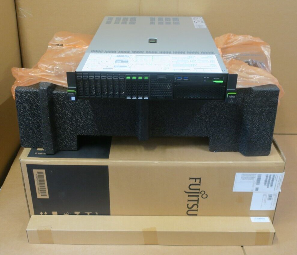 New Fujitsu Primergy RX2540 M5 6C Bronze 3204 64GB 2x 3.2TB +2x