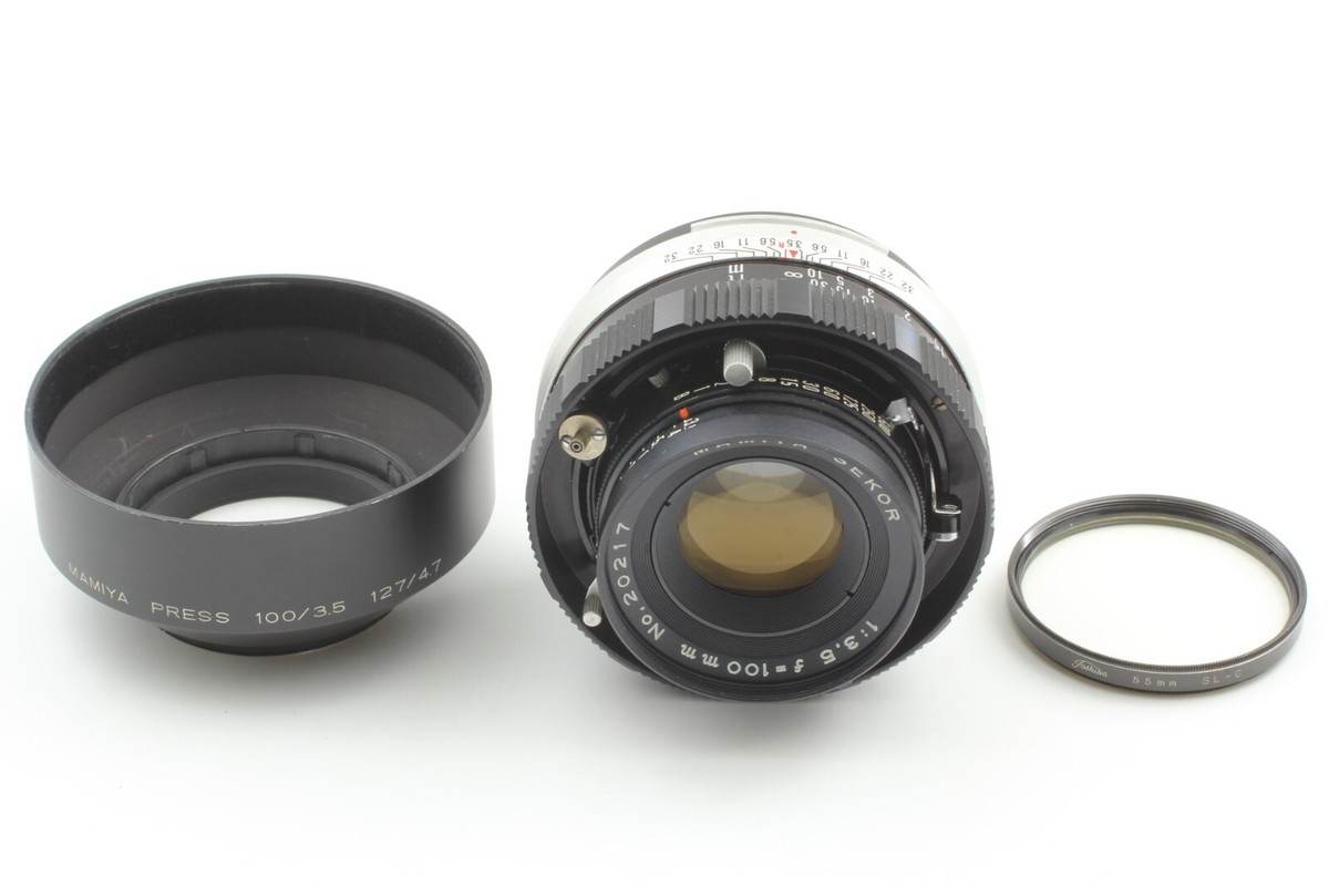 EXC+++++】Mamiya Sekor 100mm F3.5 MF Lens for Universal EXC+++++】Mamiya Sekor 100mm F3.5 MF Lens for Universal