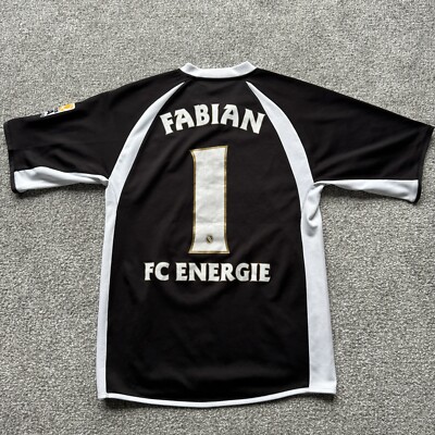 Energie Cottbus Saller Bundesliga Shirt #1 Fabian Size Small