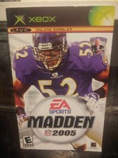 MADDEN 2005 NFL Football XBOX Original Game Instruction Booklet w/ RAY LEWIS