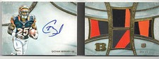 2013 13 TOPPS FIVESTAR GIOVANNI BERNARD ROOKIE AUTO BOOK QUAD SUPER PATCH 6/15
