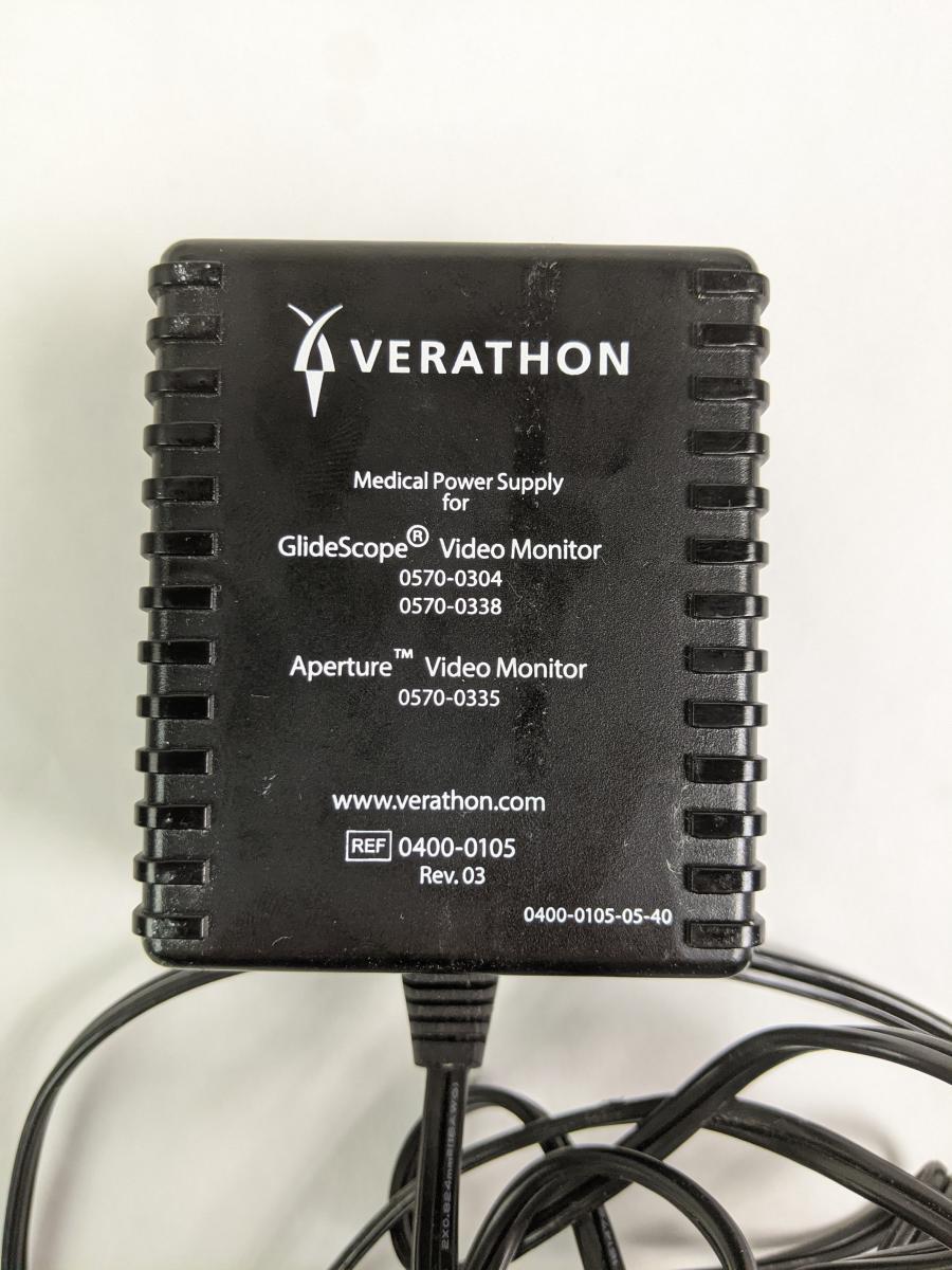 Verathon GlideScope Laryngoscope Monitor 05700307 Video Baton AsIs